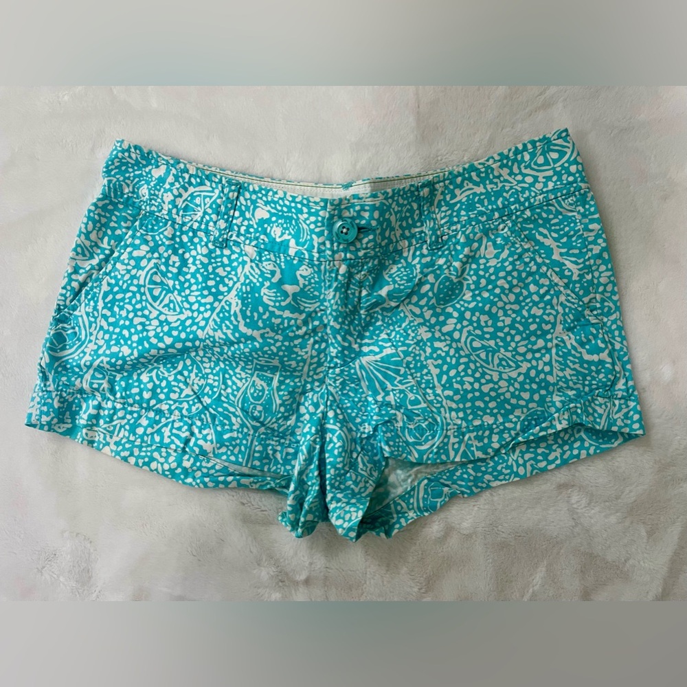 Lilly Pulitzer - The Walsh Short. Shorely Blue print. Size 4.